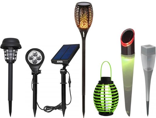 LED solarne lampe za dvorište  staze i terasu
