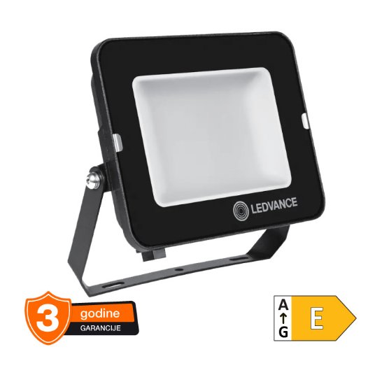 LEDVANCE LED reflektor 50W, 6000K, crni