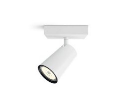 Philips zidna lampa, spot, GU10, Paisley, bela