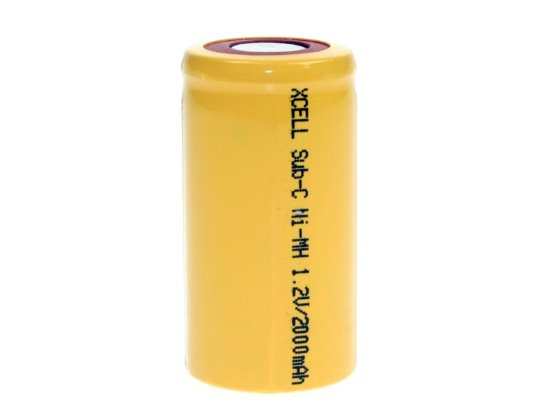 Xcell punjiva industrijska baterija SC 1.2V 2.000mAh visokostrujna Ni-Cd