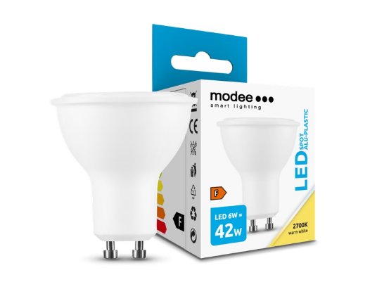 Modee Lighting LED sijalica 6W GU10 110° 2700K (550 lumen)