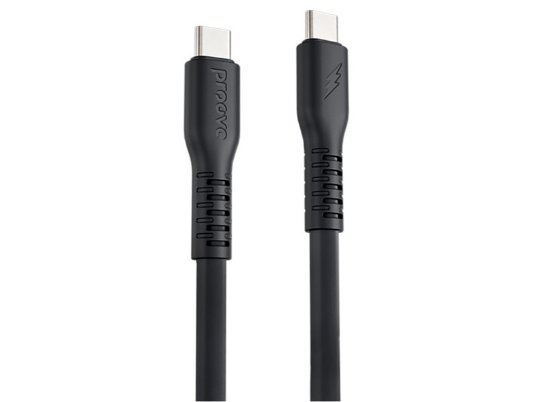 Proove kabl Type-C / Type-C 2m 3A crni