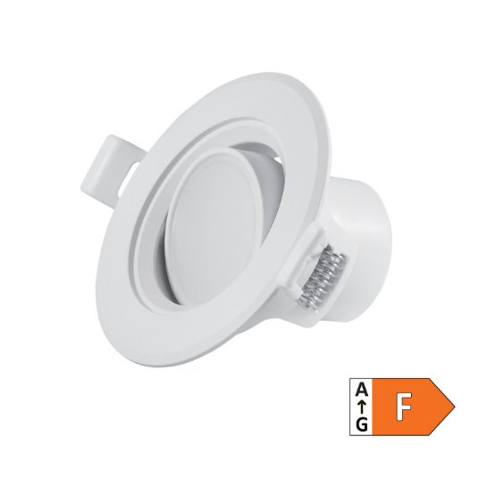 Prosto ugradna LED lampa 7W, 6400K, okrugla