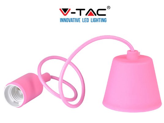 V-tac visilica E27 pink