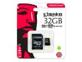 Kingston microSD kartica, 32GB + adapter, CL10, Canvas 80R