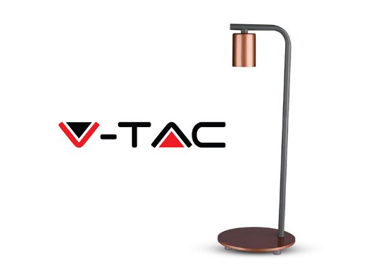 V-TAC stona lampa E27 bronzana