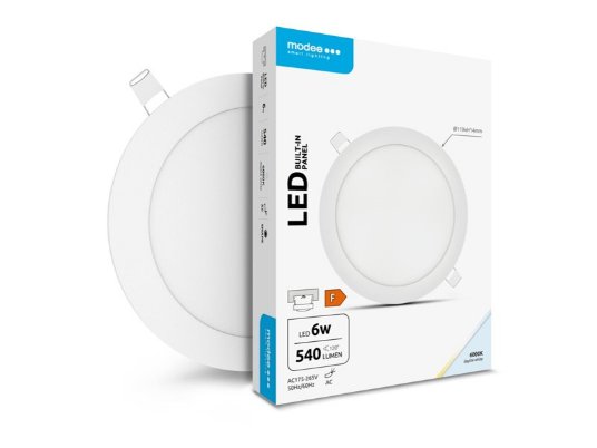 Modee Light LED panel ugradni 6W, 6000K okrugli A2