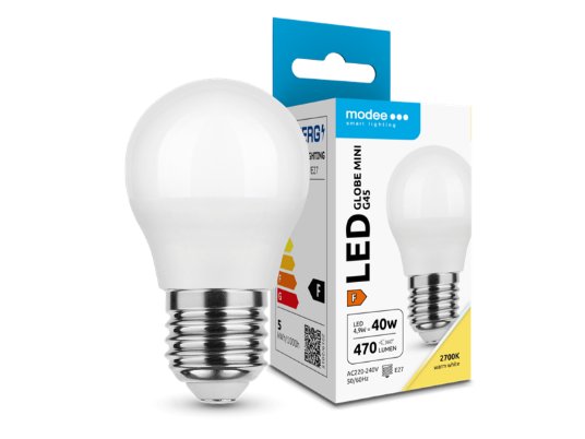 Modee Lighting LED sijalica Mini G45 4,9W E27 180° 2700K (700 lumen)