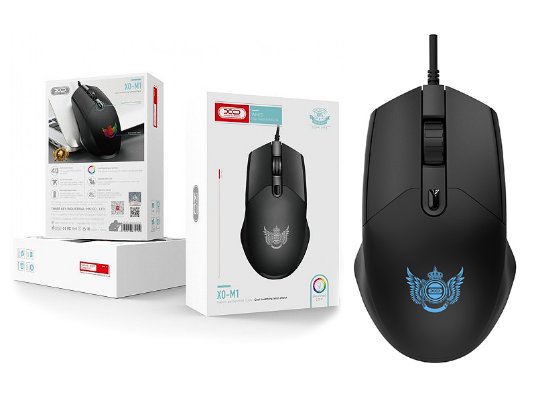 XO miš M1 cool, crni