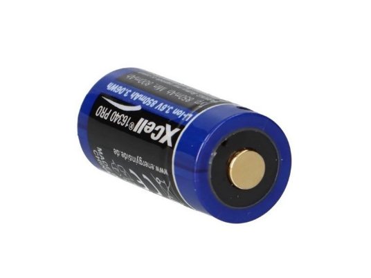 Xcell litijum jonska baterija 16340 3,6V 850 mAh, USB Type C