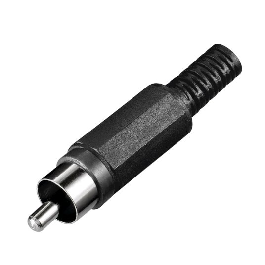 Činč plastični utikač, crni