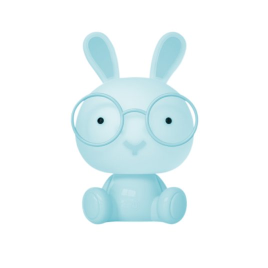 Dečija stona lampa Zeka, plava, RGB, 2,5W