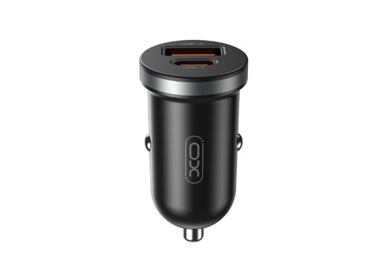 XO auto punjač USB+Tip C PD 30W CC65