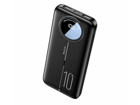 Yesido Power bank 10.000 mAh YP40 LED, 2xUSB-A + USB-C