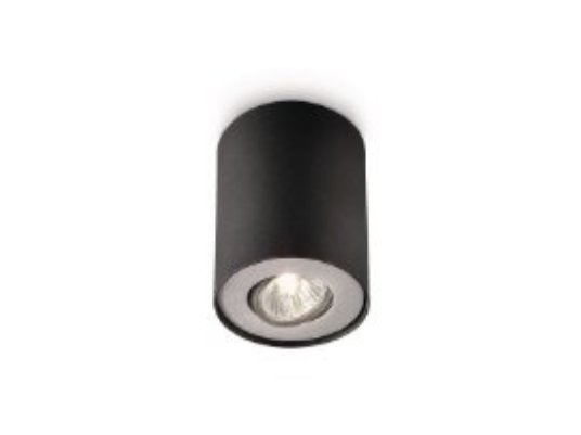 Philips spot lampa Pillar crna 1xGU10