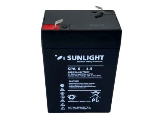 Sunlight olovna gel baterija 6V-4.5Ah