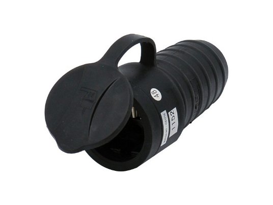 Mitea dvopolna gumena spojka, 16A, 250V, 3680W, PM-21