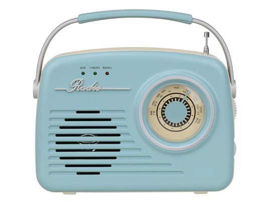 Setty Retro radio P350 bluetooth sa radiom-plavi
