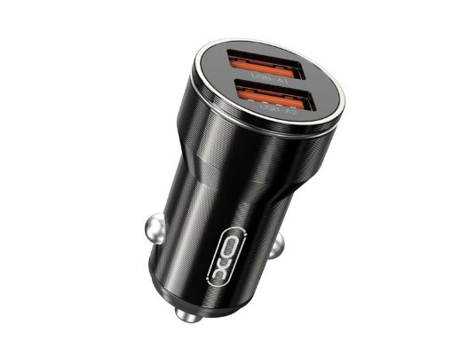 XO auto punjač CC48 2x USB 2,4A+ Tip C kabal