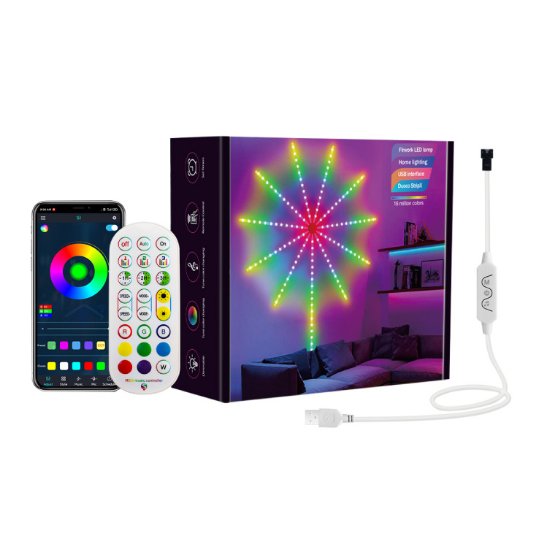 LED vatromet RGB, 10x0.3 m + 1x1 m