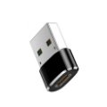 TelForce adapter Type-C to USB, crni