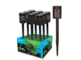 Modee LED solarna baštenska lampa GS026 dekorativna 36cm set 9 kom