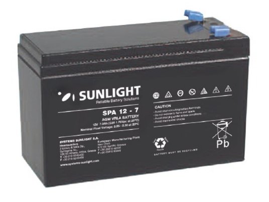 Sunlight olovna gel baterija 12V-7Ah