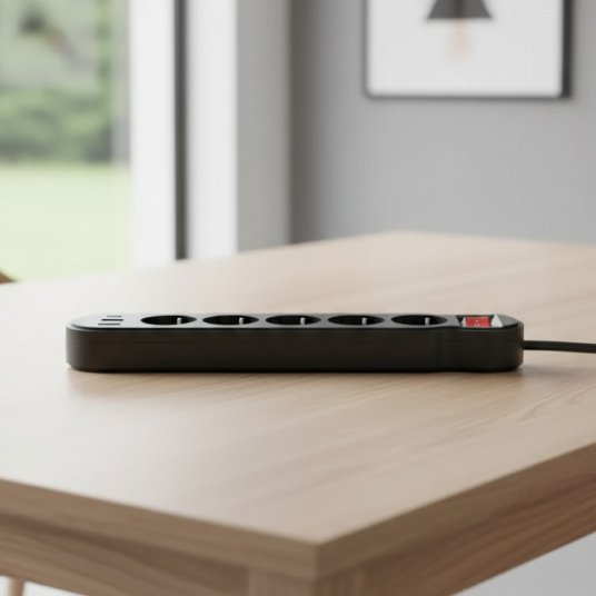 Prosto produžni kabl sa 5 utičnica 2xUSB +xTIP C 2m