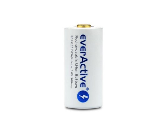 EverActive baterija Li-ion 3V RCR123A 650 mAh + micro USB