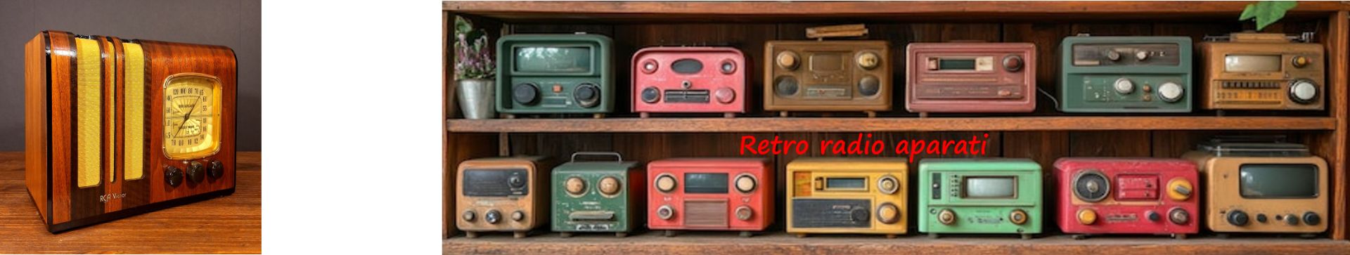 Retro radio aparati